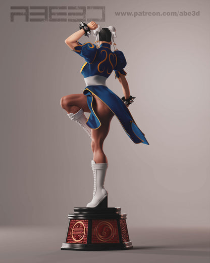 Chun-Li (Street Fighter) Statue