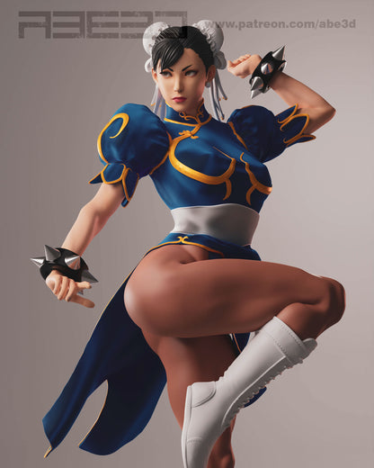 Chun-Li (Street Fighter) Statue