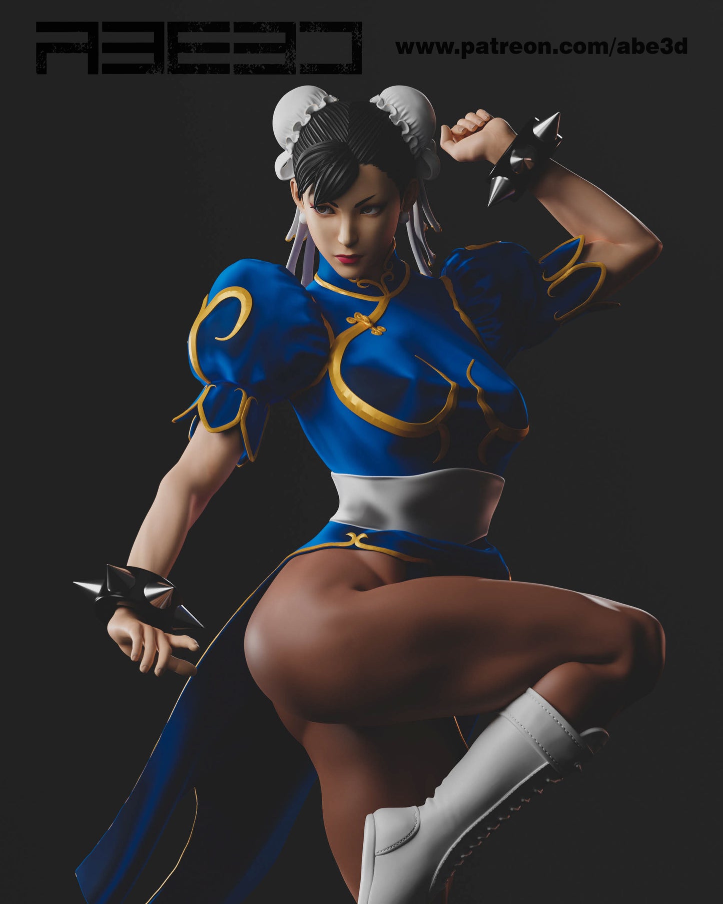 Chun-Li (Street Fighter) Statue