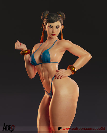Chun-Li Bikini (Street Fighter 6) Satue