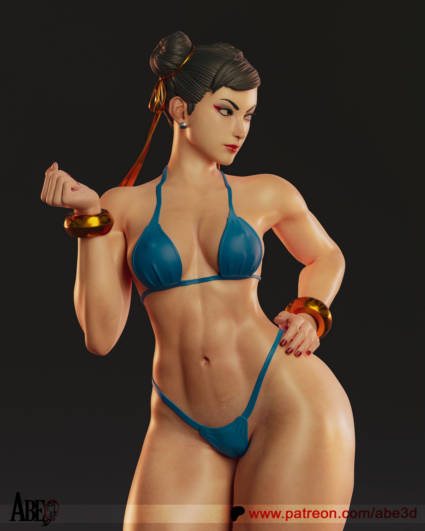 Chun-Li Bikini (Street Fighter 6) Satue