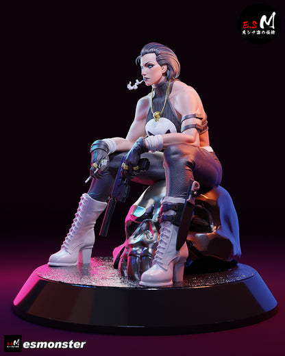 Punisher (Female) Statue