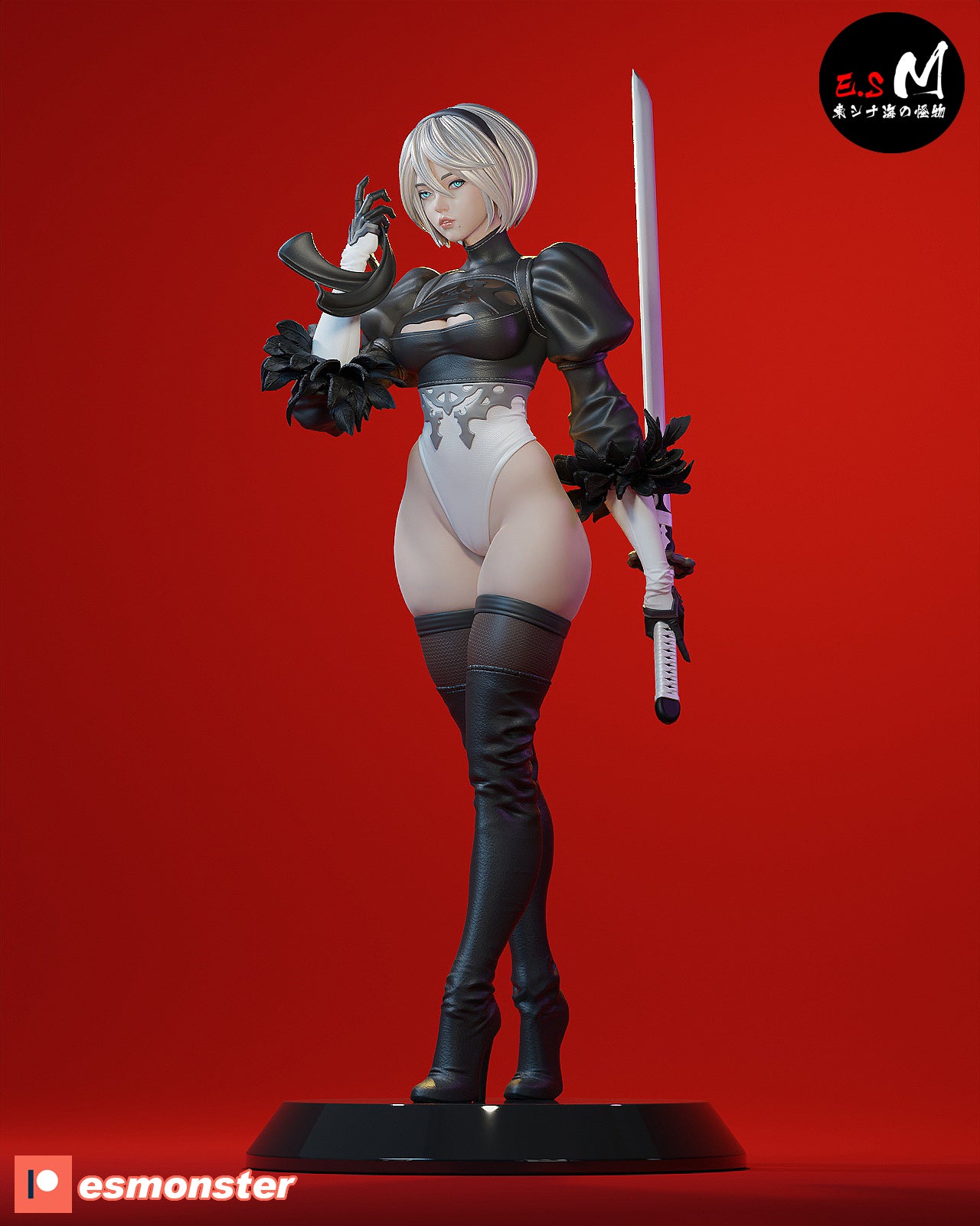 B2 (YoRHa) Statue