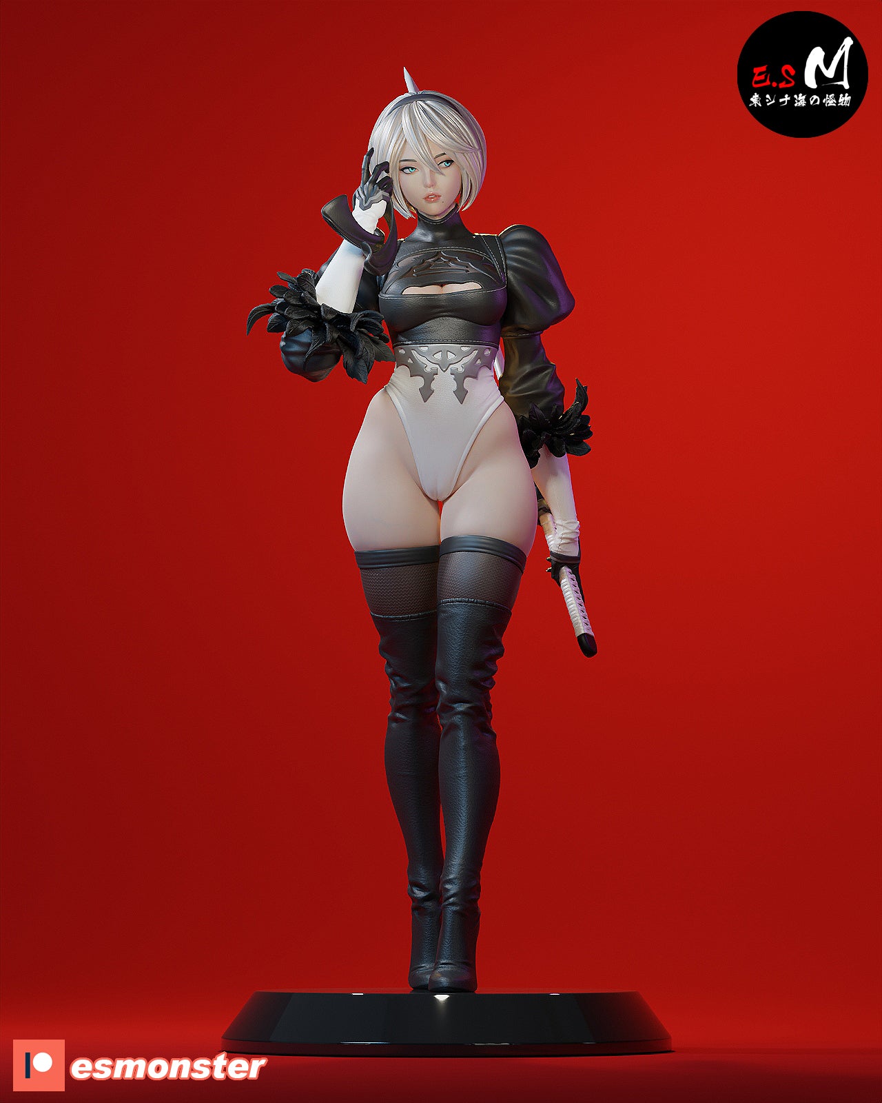 B2 (YoRHa) Statue