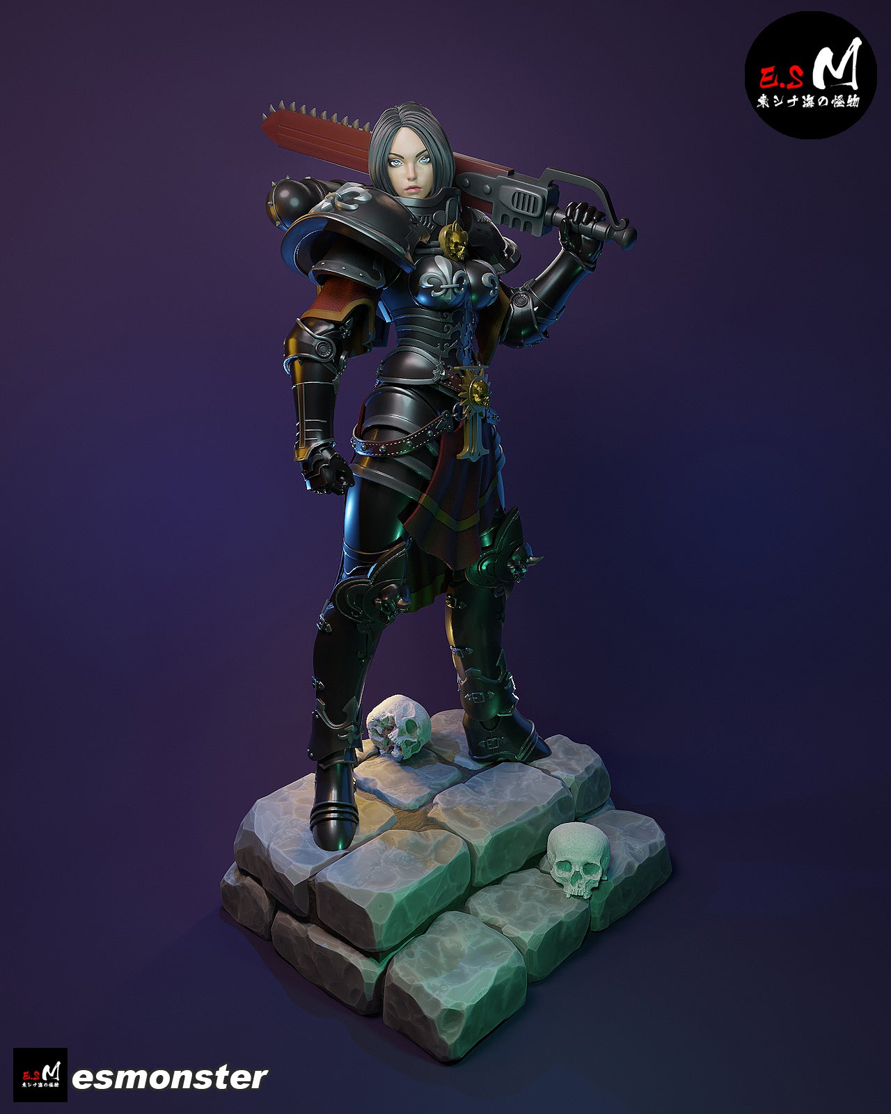 Battle Sister Statue