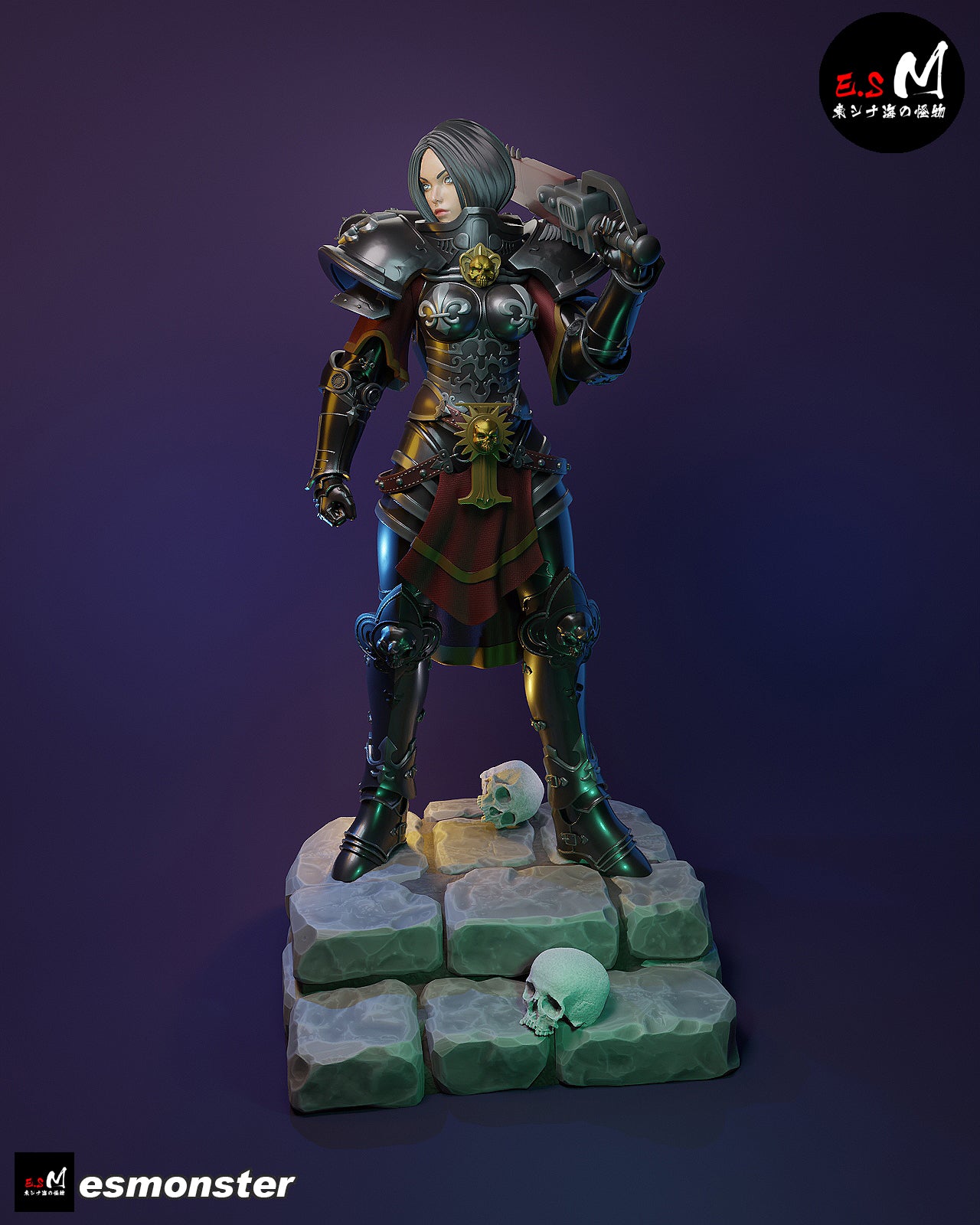 Battle Sister Statue