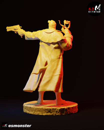 Hellboy Statue