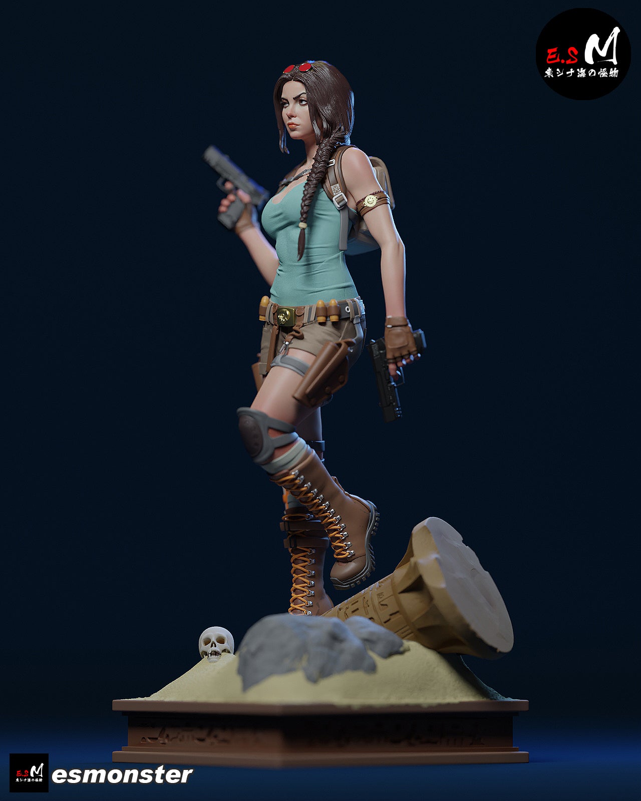 Lara Croft Statue