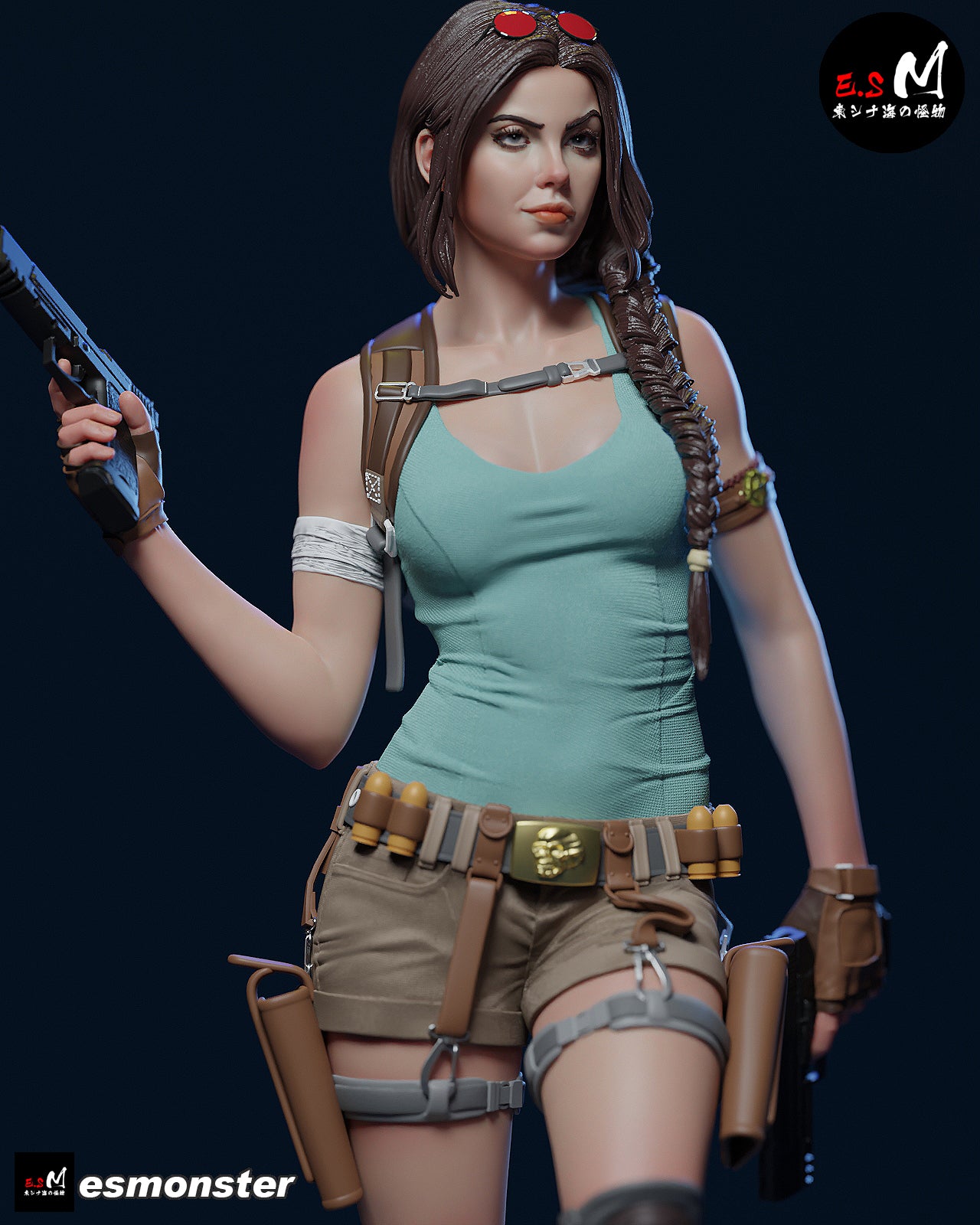 Lara Croft Statue