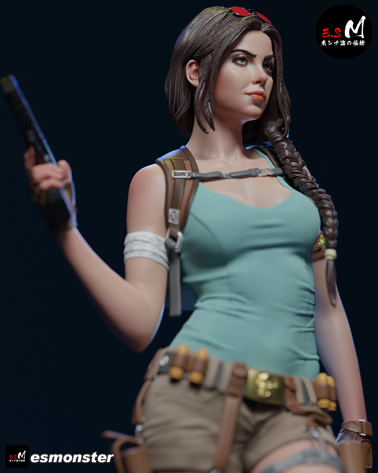 Lara Croft Statue