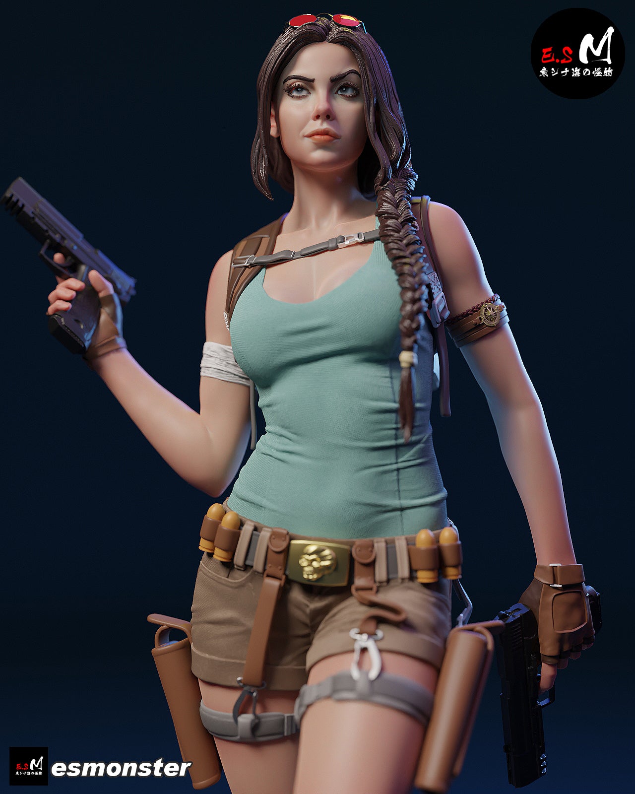 Lara Croft Statue