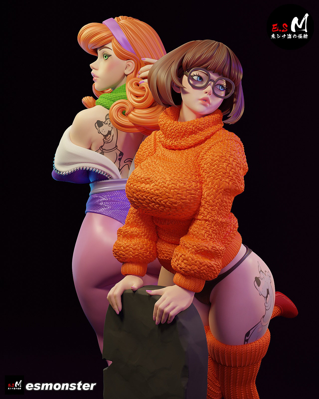 Velma & Daphne Diorama