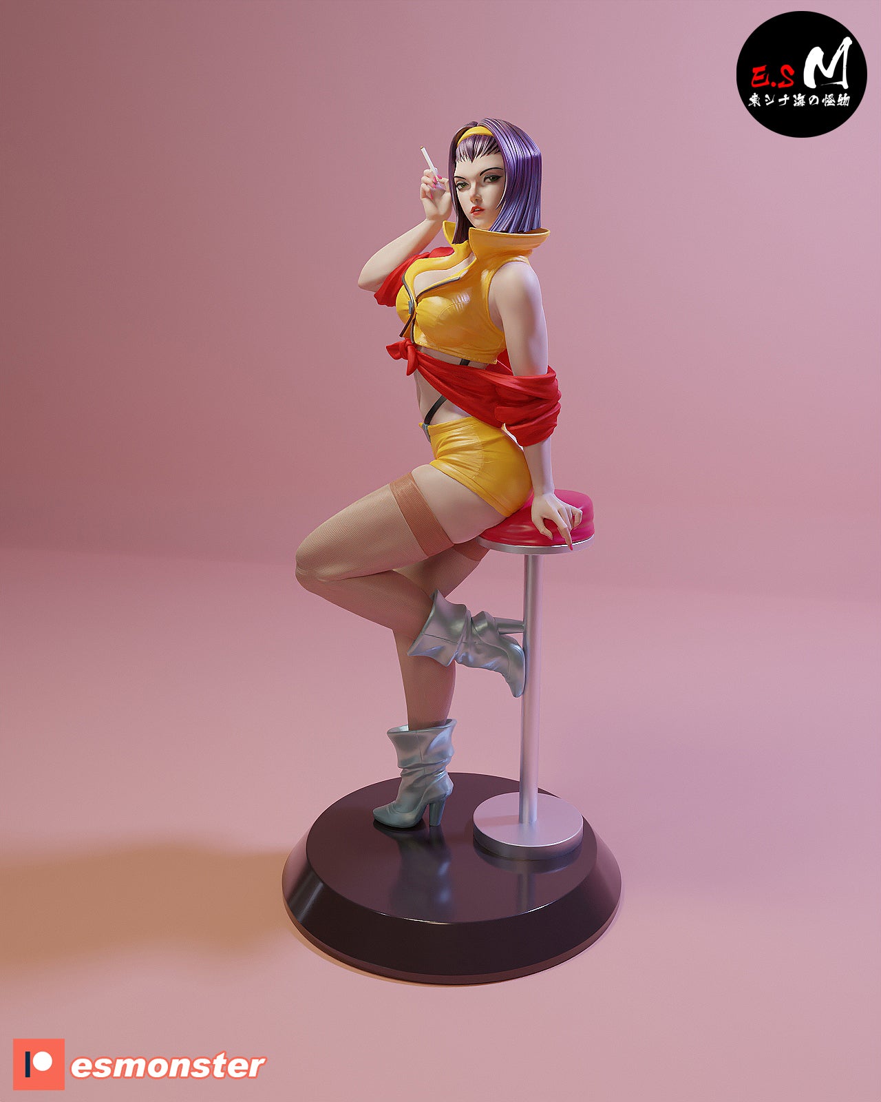 Faye Cowboy Bebop Statue