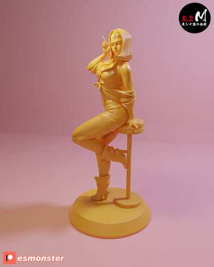 Faye Cowboy Bebop Statue