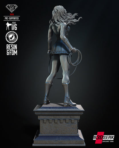 Red Son Wonder Woman Statue