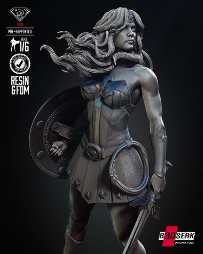 Red Son Wonder Woman Statue