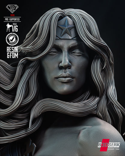 Red Son Wonder Woman Statue