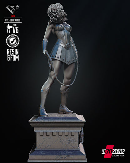 Red Son Wonder Woman Statue