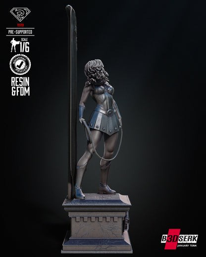 Red Son Wonder Woman Statue