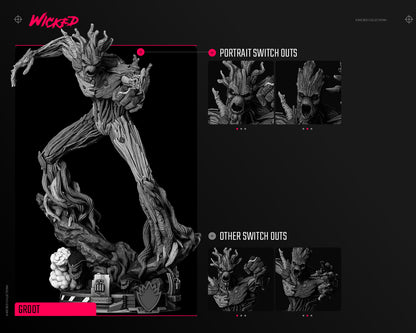 Groot Comics Version Statue