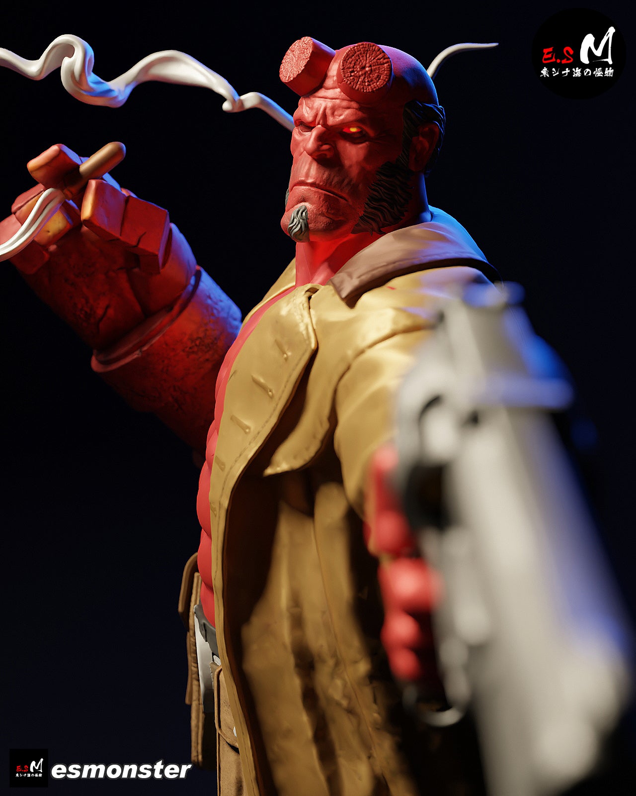 Hellboy Statue