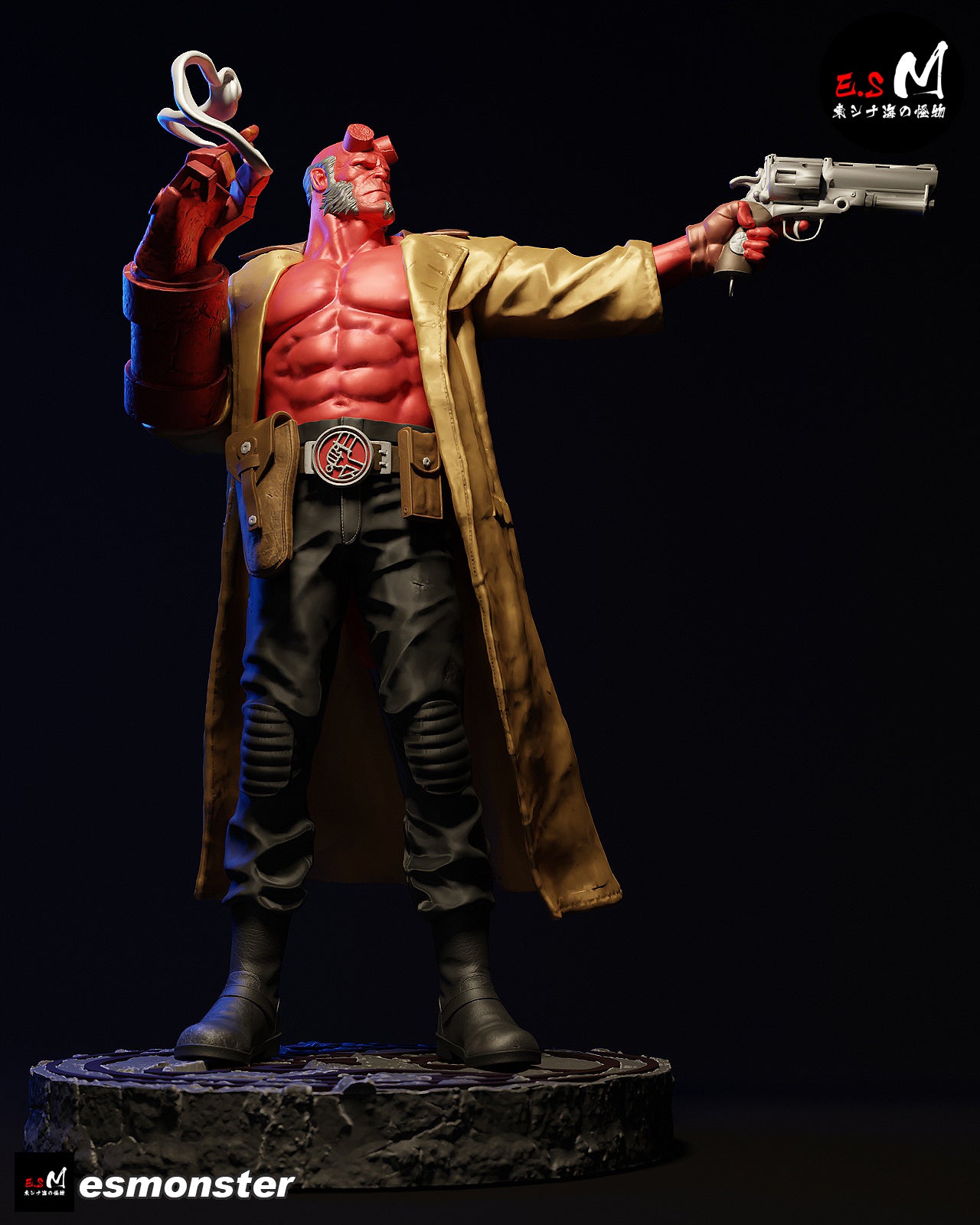 Hellboy Statue