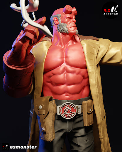 Hellboy Statue