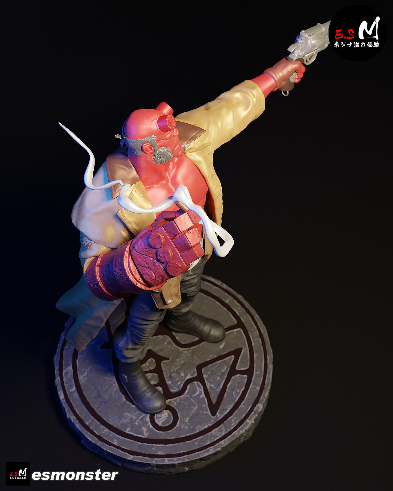 Hellboy Statue