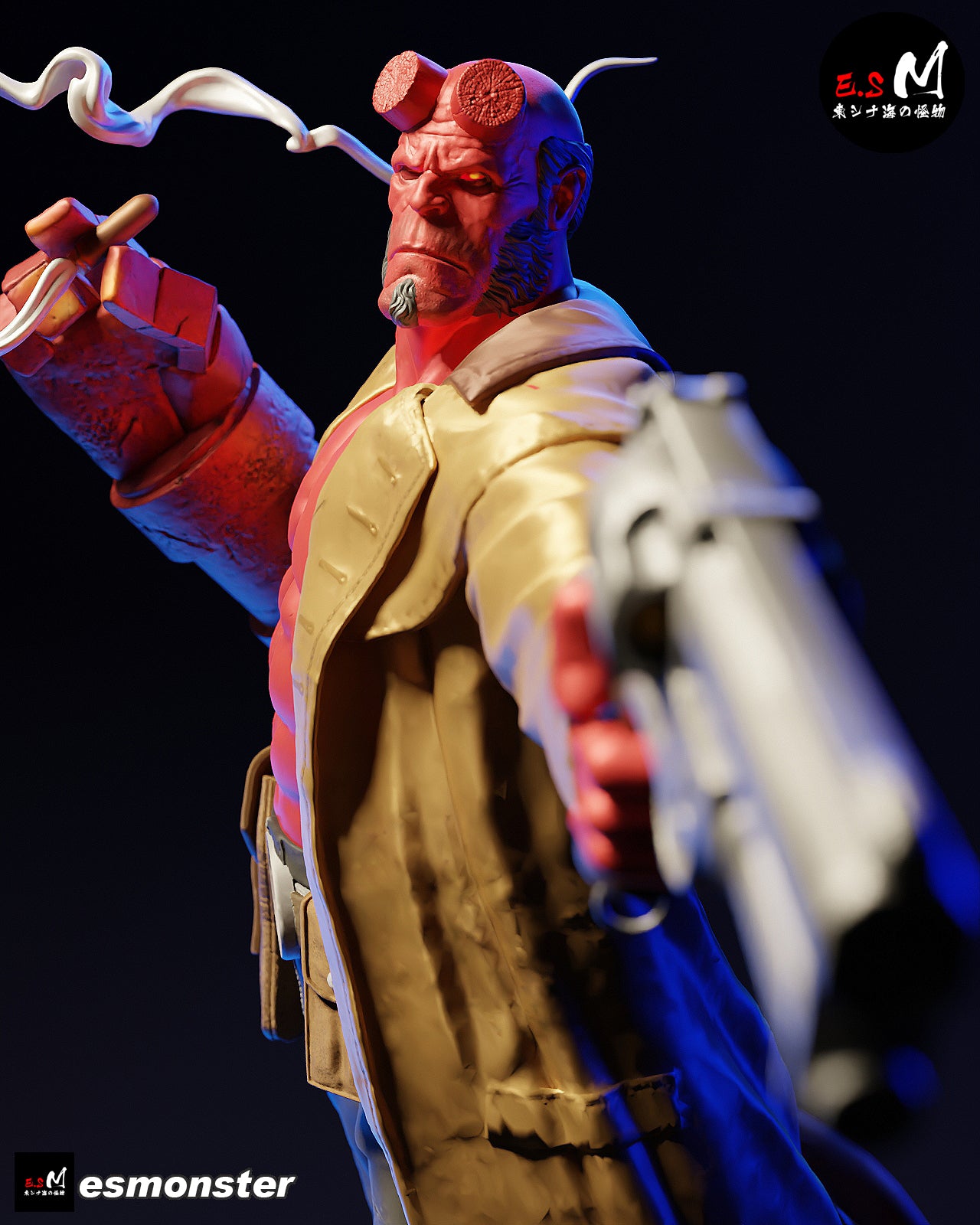 Hellboy Statue