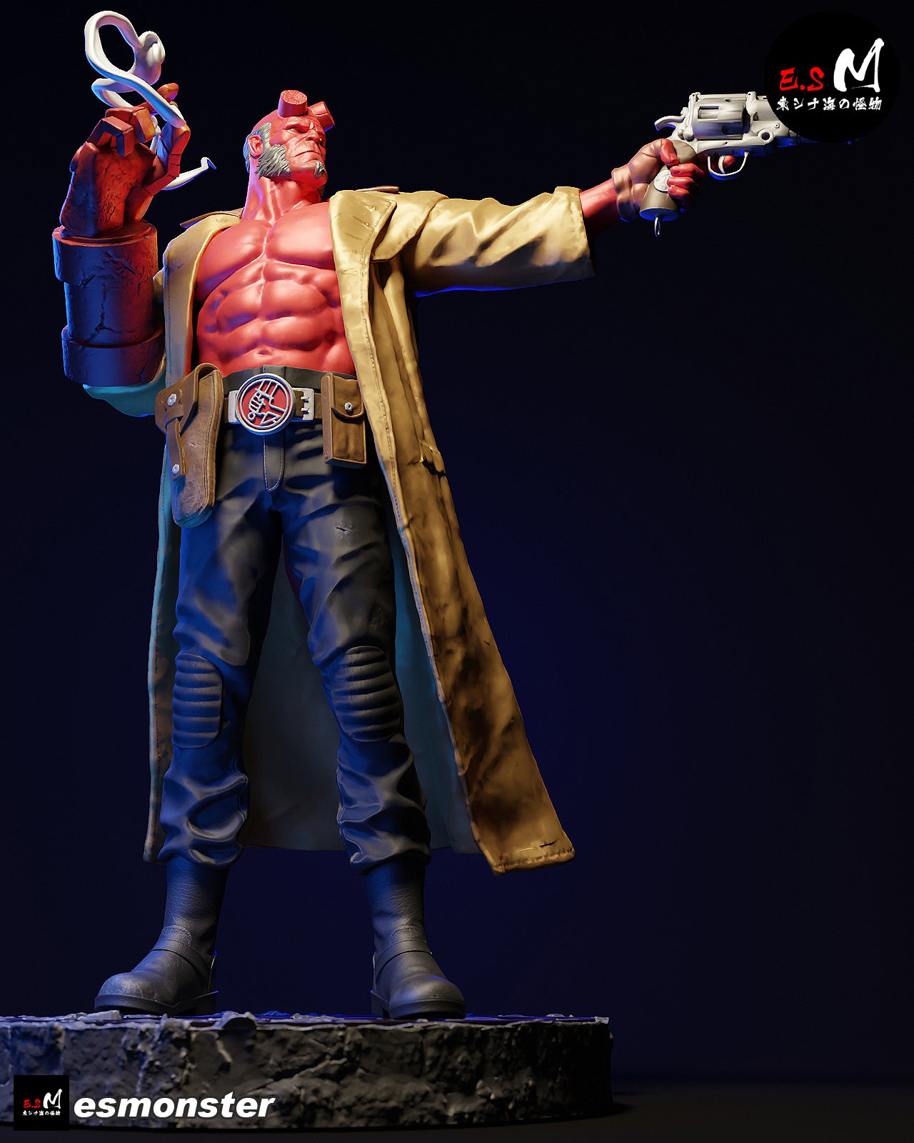 Hellboy Statue