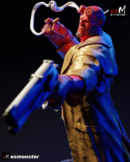 Hellboy Statue