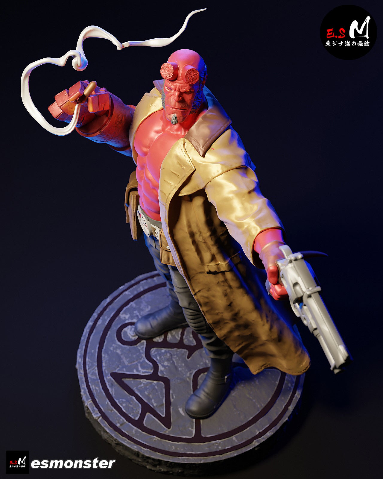 Hellboy Statue