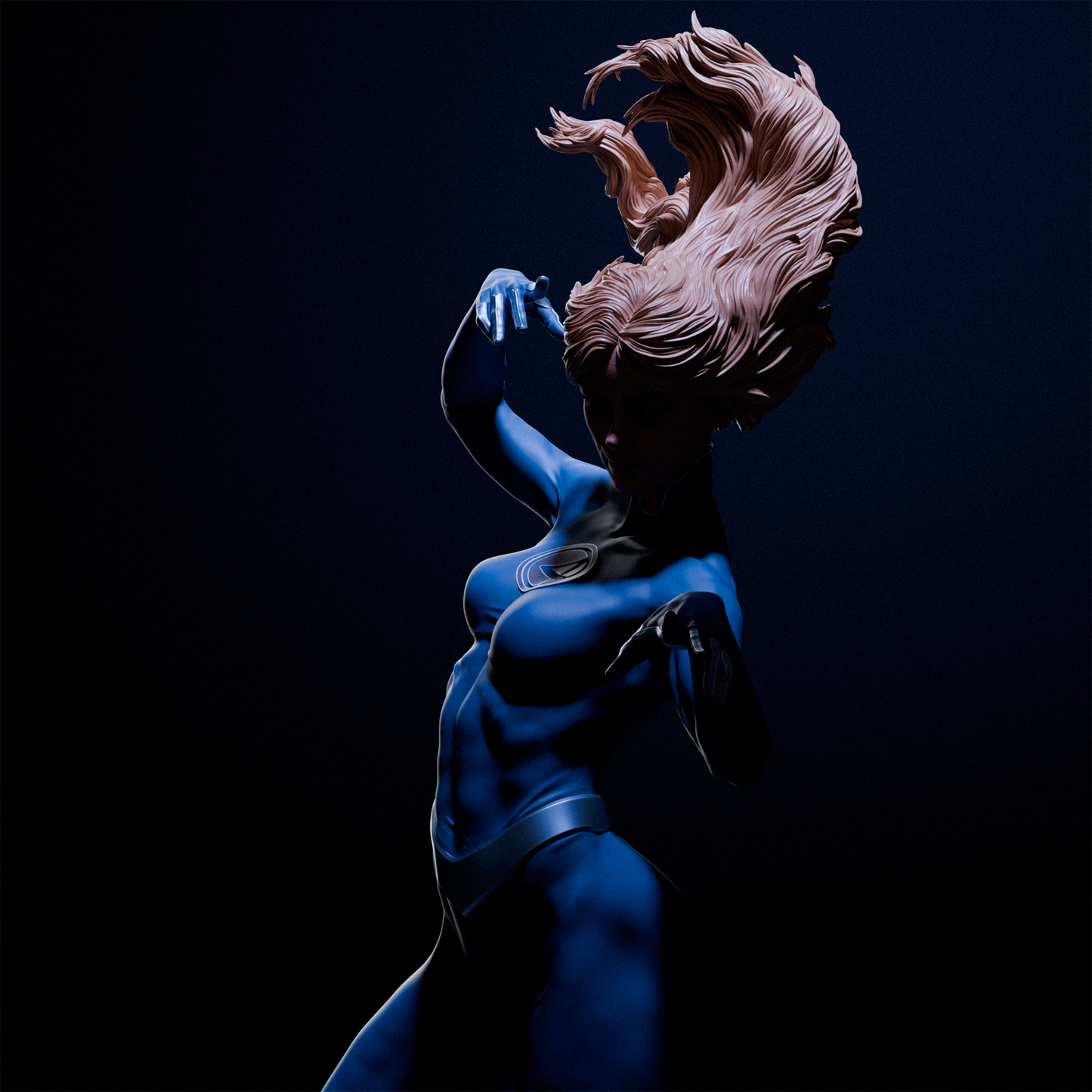 Invisible Woman Statue