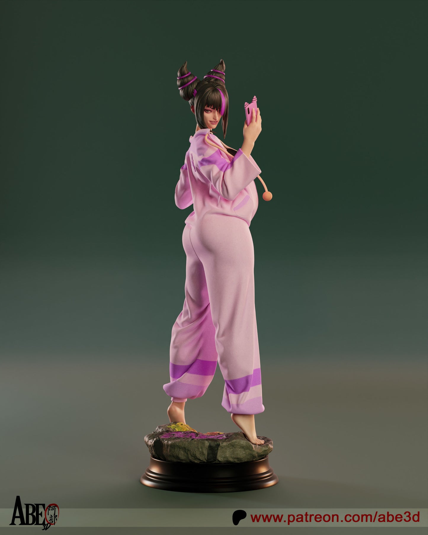 Juri Han (Street Fighter) Statue