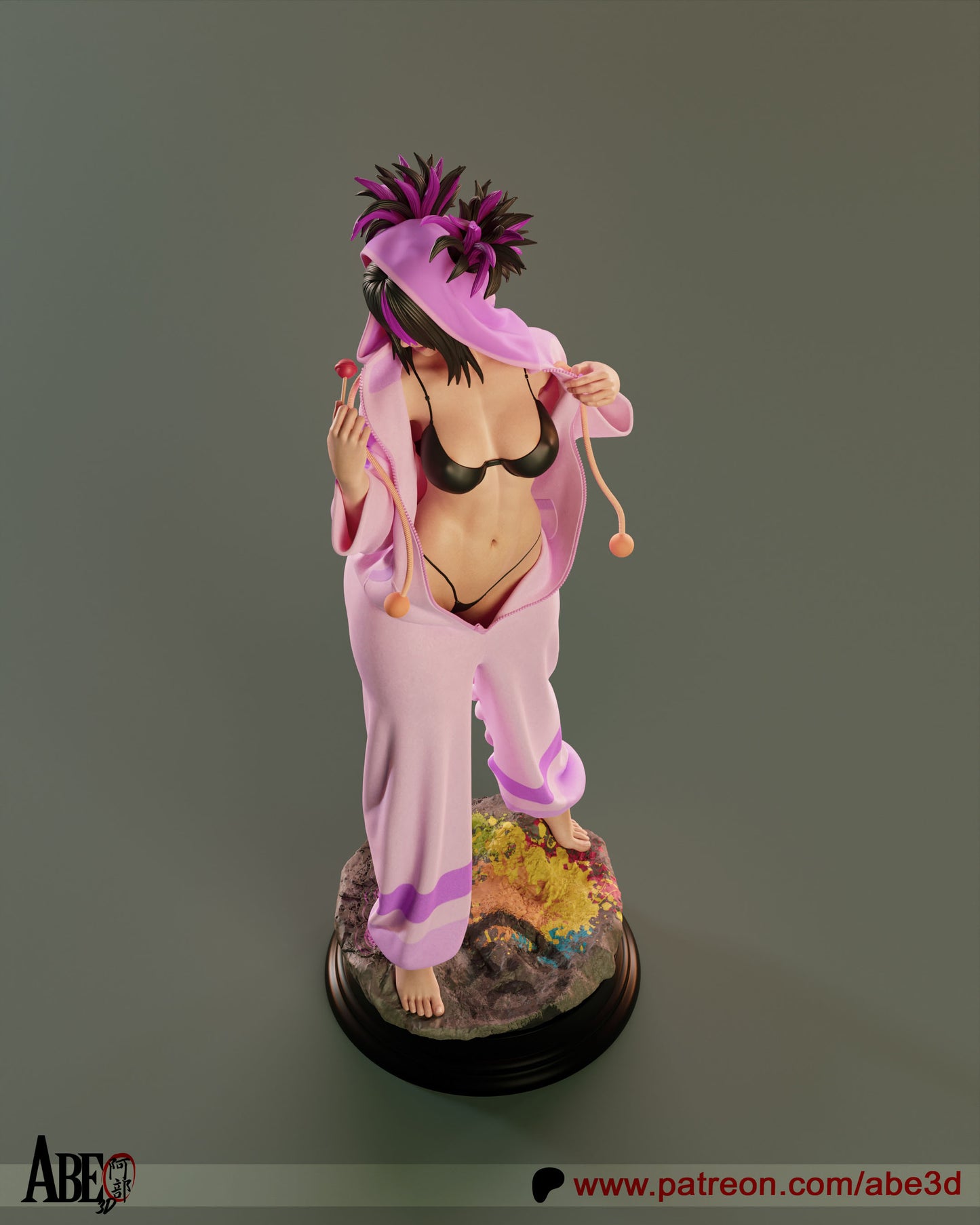 Juri Han (Street Fighter) Statue