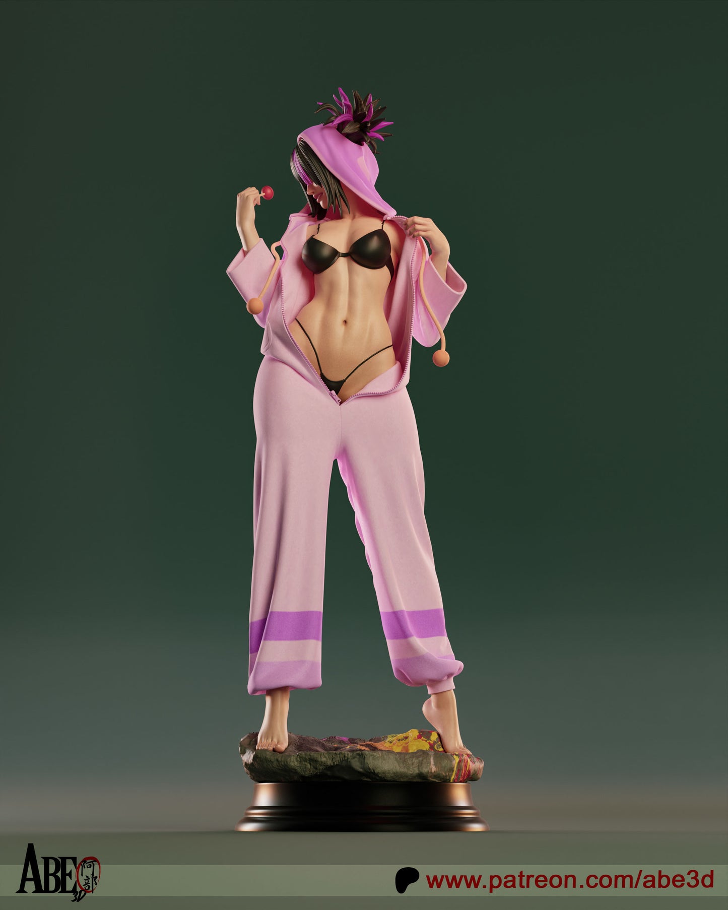 Juri Han (Street Fighter) Statue