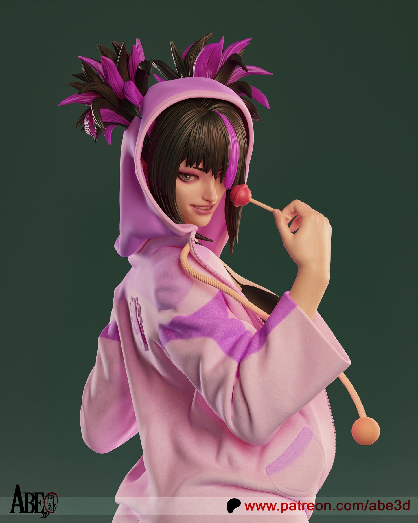 Juri Han (Street Fighter) Statue