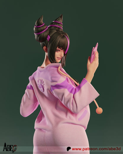 Juri Han (Street Fighter) Statue