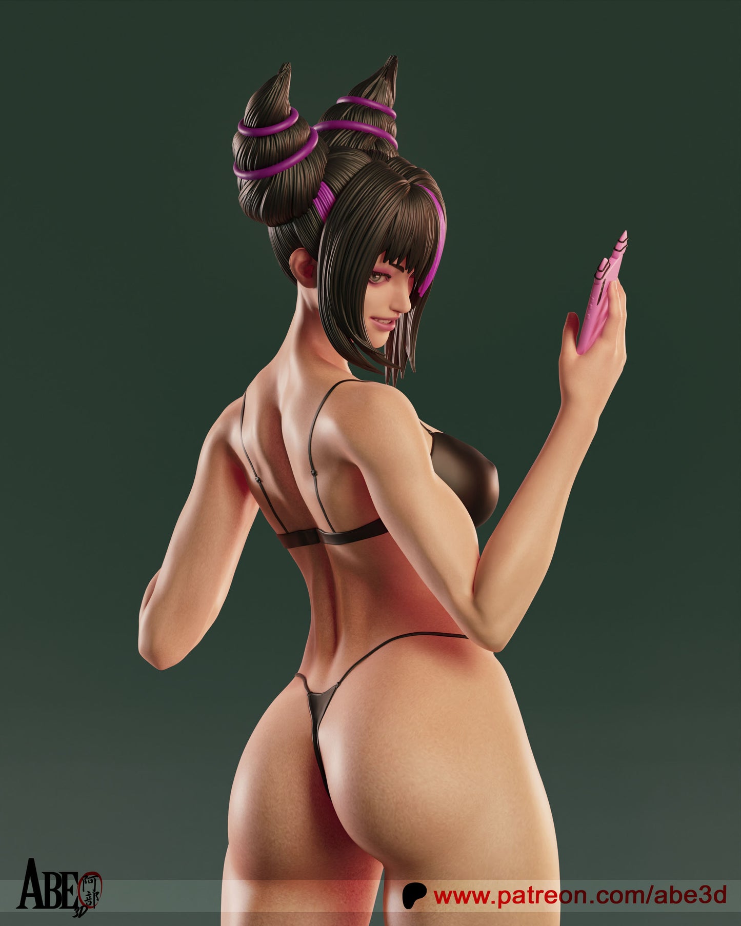 Juri Han (Street Fighter) Statue