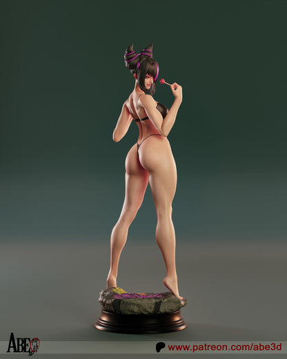 Juri Han (Street Fighter) Statue