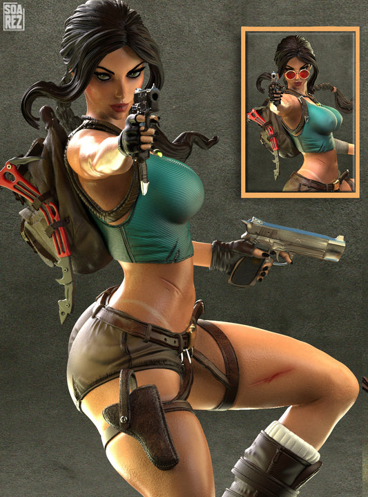 Lara Croft Statue