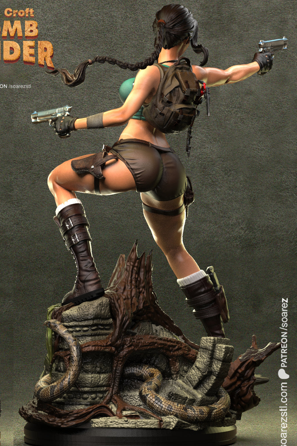 Lara Croft Statue