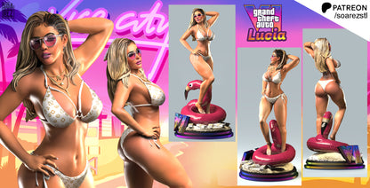 Lucia GTA6 Statue