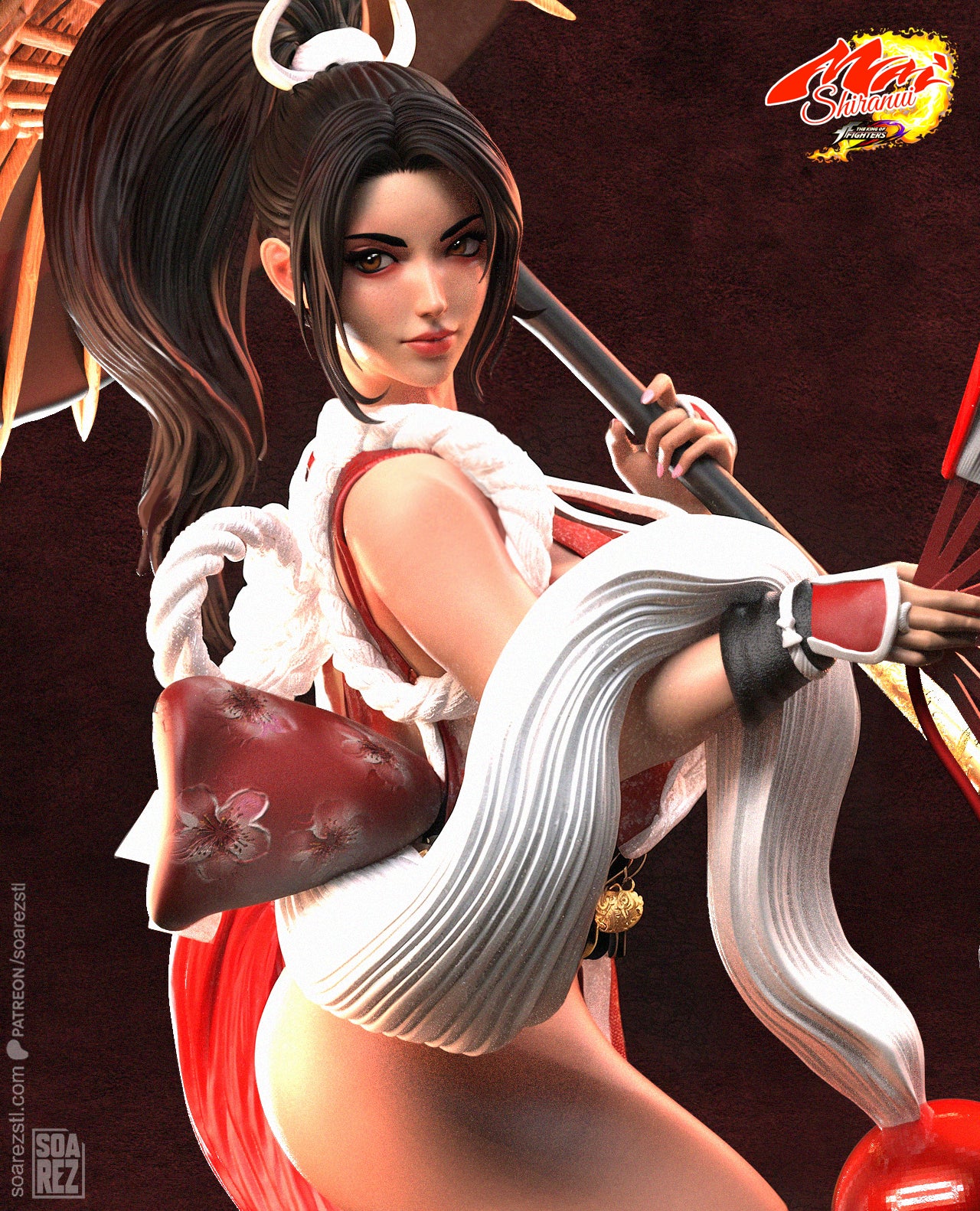 Mai Shiranui Statue