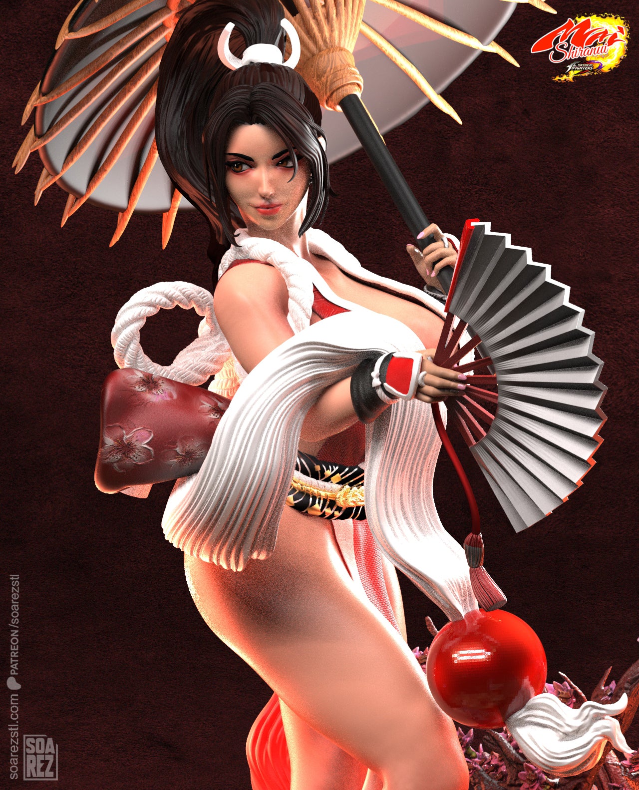 Mai Shiranui Statue