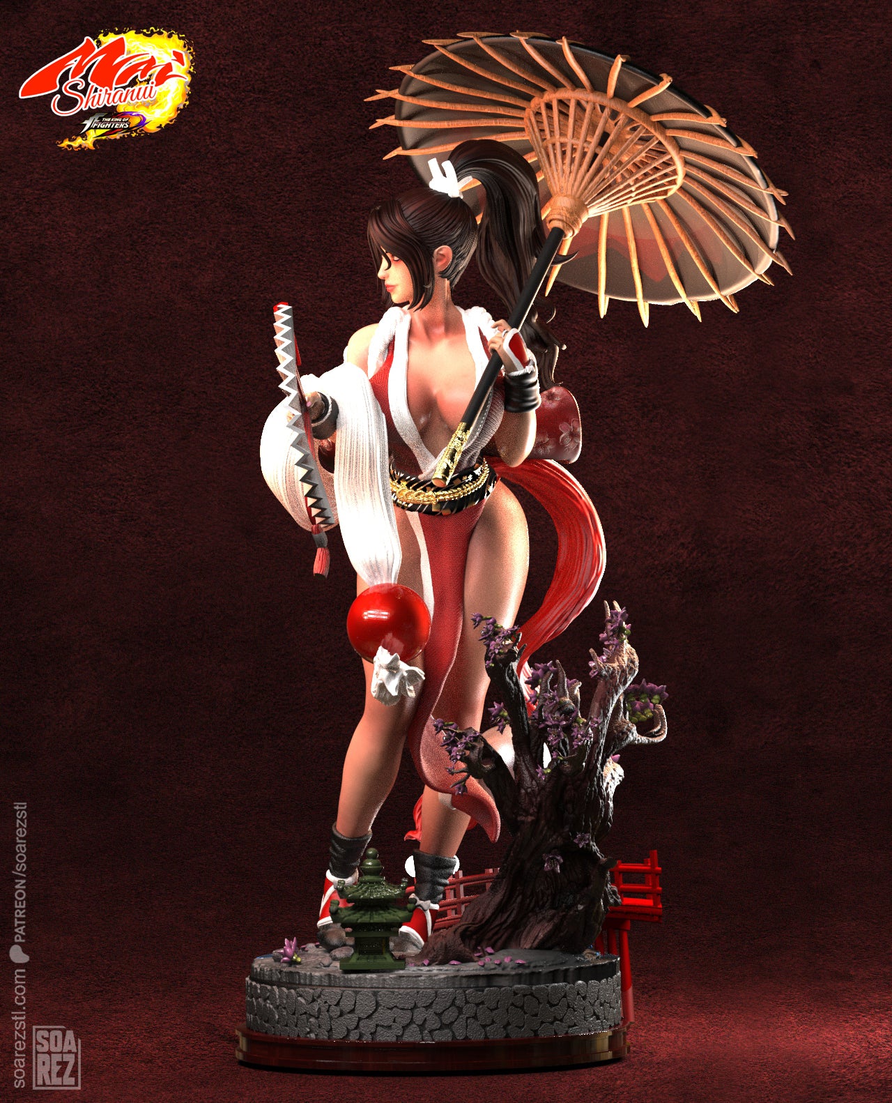 Mai Shiranui Statue