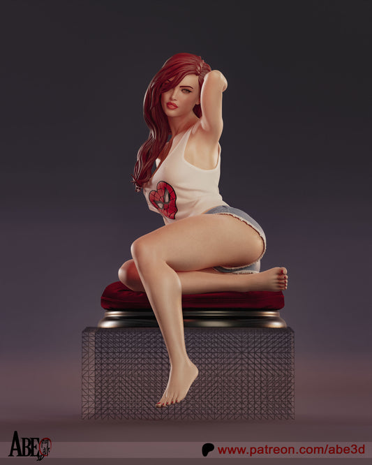 Mary Jane (Spiderman) Statue