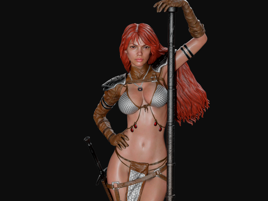 Red Sonja Statue