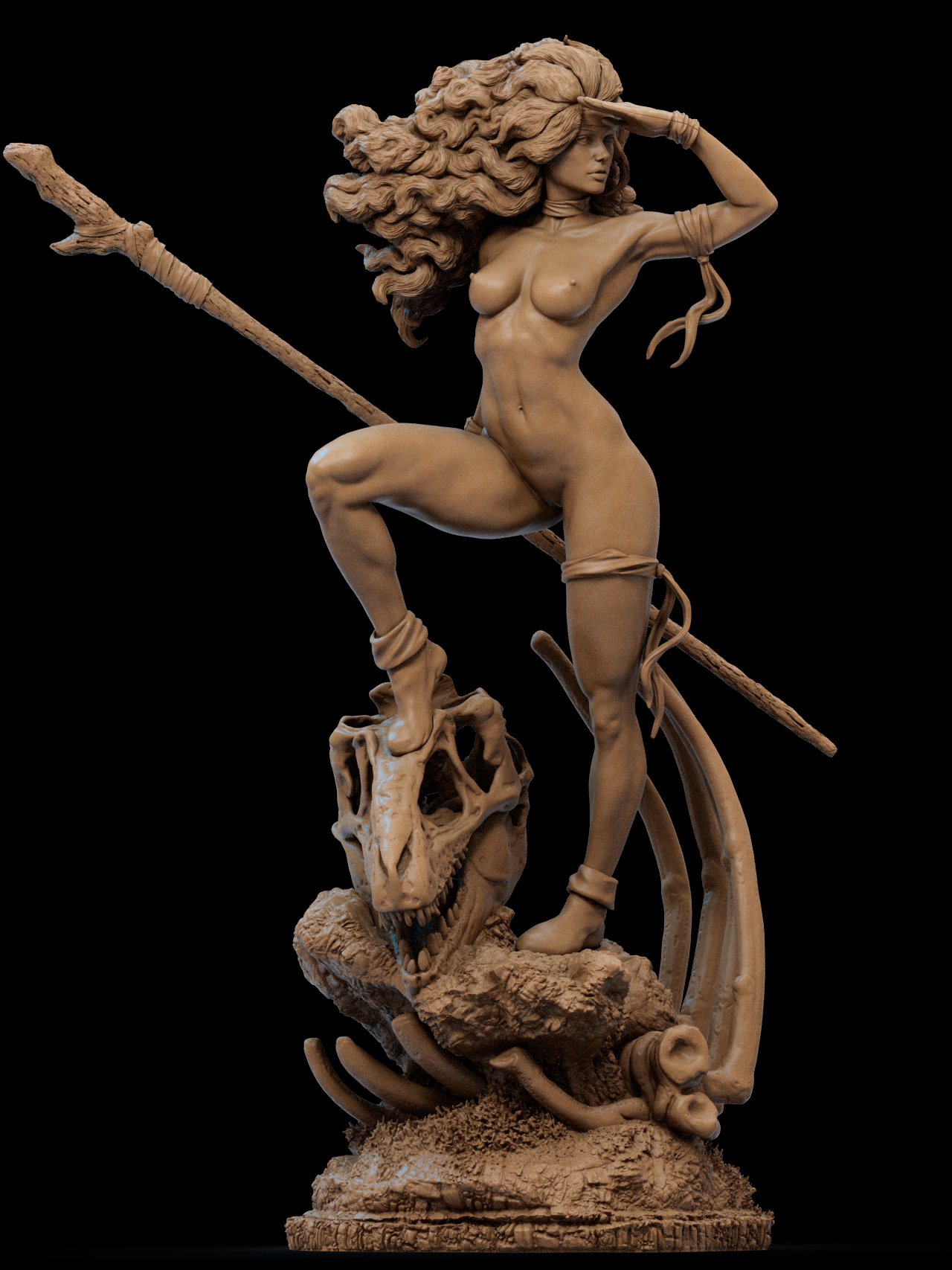 Rogue Savage Statue