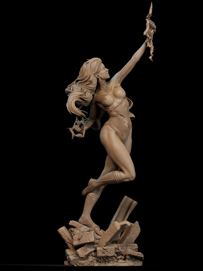 Atom Eve Statue